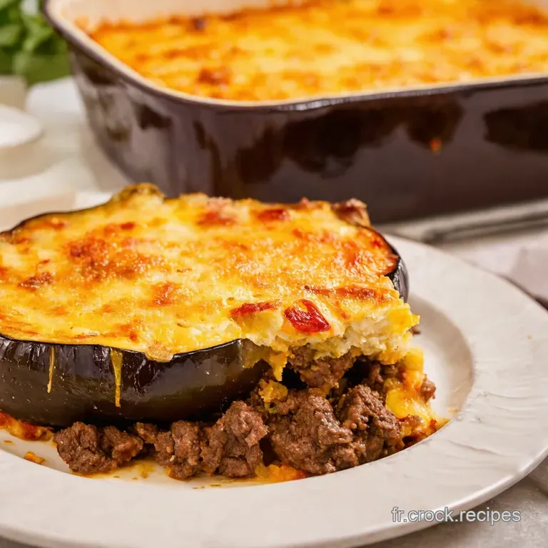 Gratin Daubergines Au B&oelig;uf Un D&eacute;lice M&eacute;diterran&eacute;en presentation