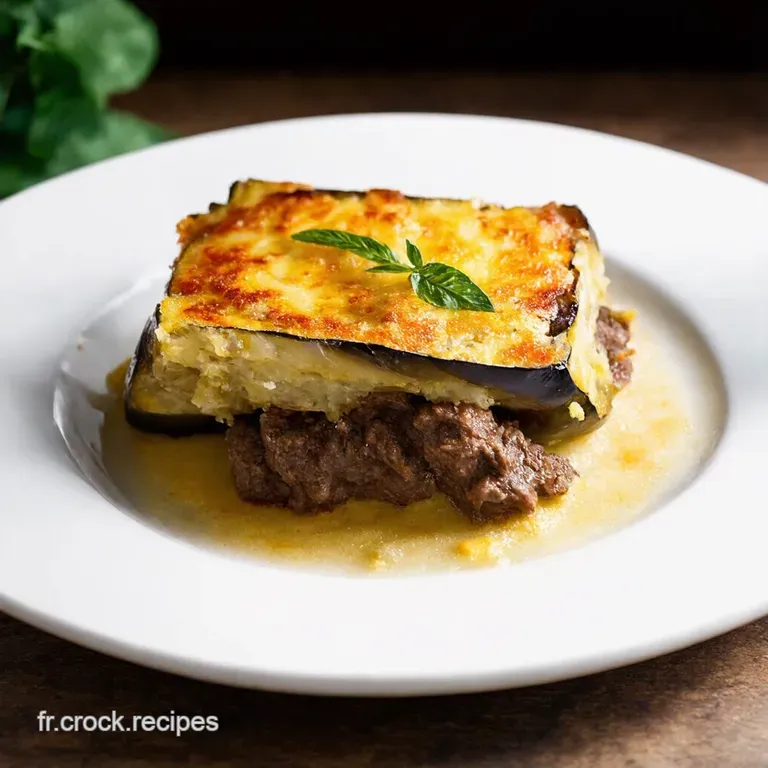 Gratin dAubergines au B&oelig;uf Un D&eacute;lice M&eacute;diterran&eacute;en