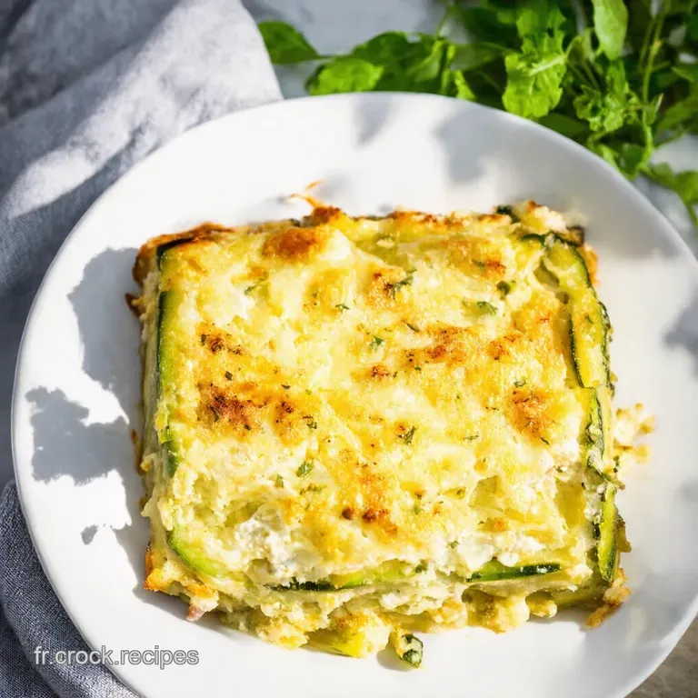 Gratin Dauphinois de Courgettes au Ch&egrave;vre Frais et Noix
