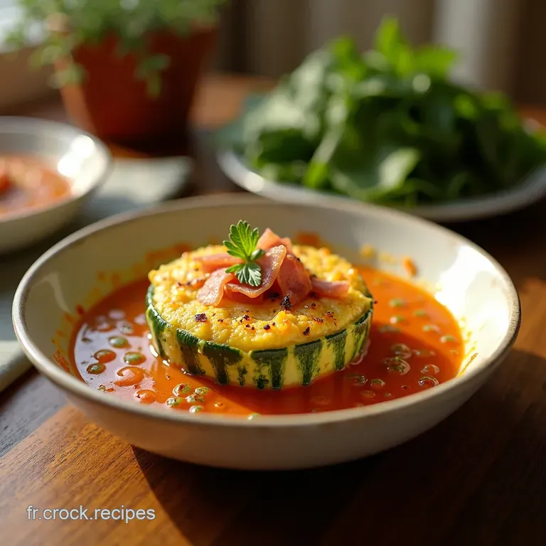 Gratin Dauphinois De Courgettes Jambon Et Riz presentation