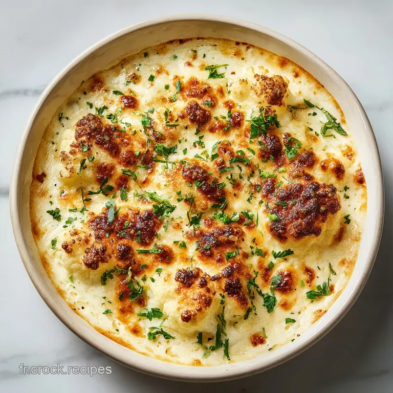 Gratin de Chou-Fleur Onctueux