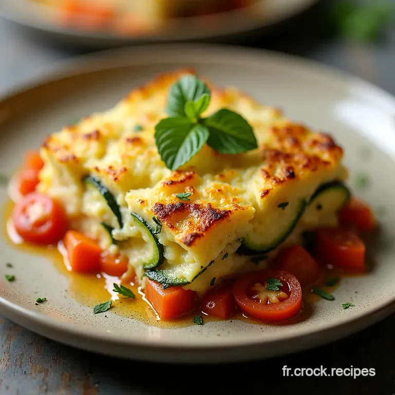 Gratin de Courgettes &agrave; lItalienne
