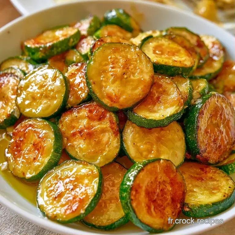 Part de gratin onctueux dans une assiette blanche, avec des couches de courgettes tendres et un fromage bien dor&eacute;.
