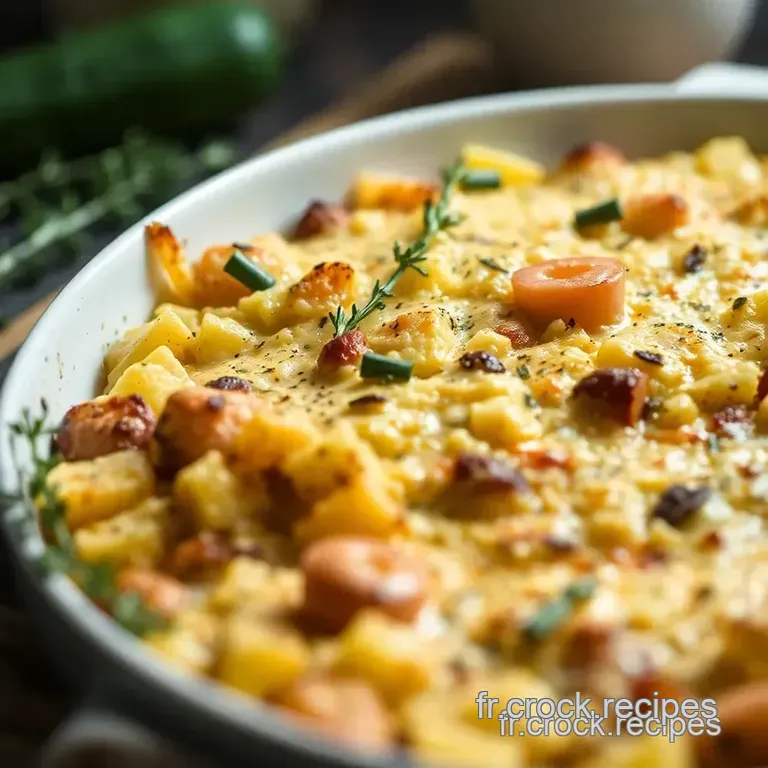 Gratin De Courgettes Savoureux presentation