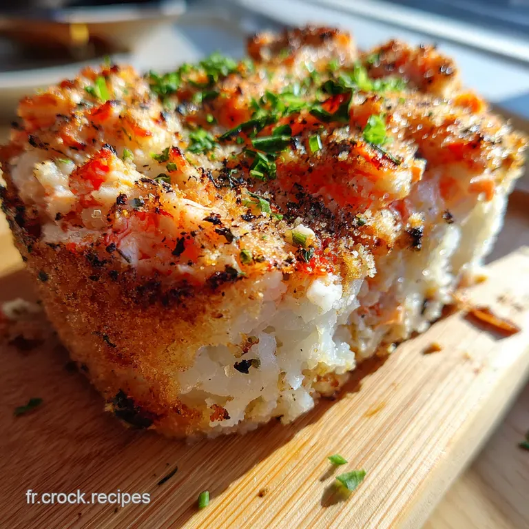 Gratin De Sushi Express Au Crabe &Eacute;pic&eacute; Sushi Bake presentation