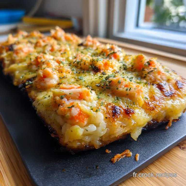 Gratin de Sushi Express au Crabe &Eacute;pic&eacute; Sushi Bake