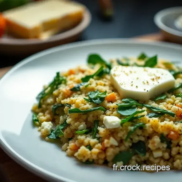 Gratin d&rsquo;&Eacute;pinards et Quinoa au Fromage de Ch&egrave;vre