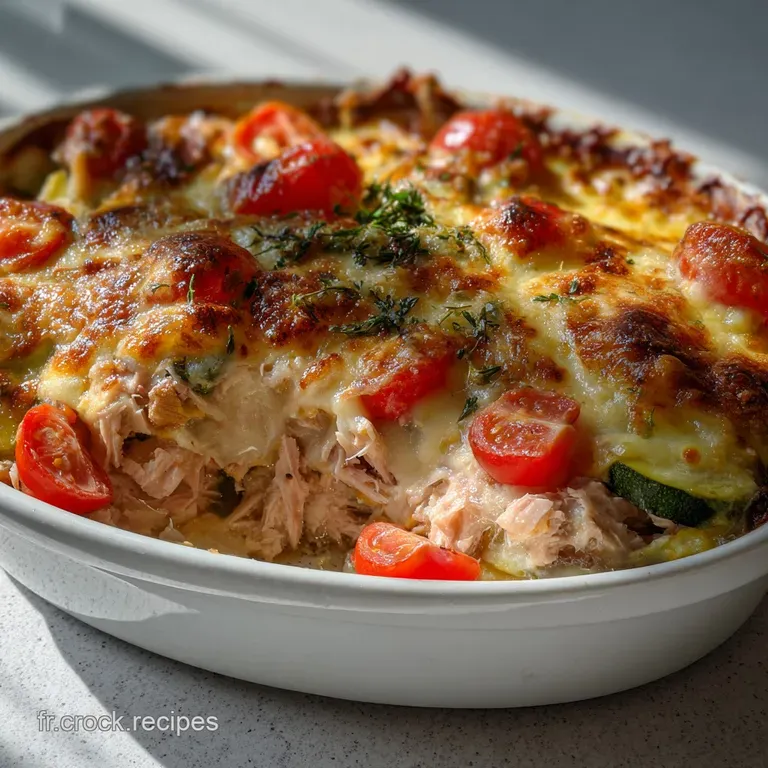 Thon Et L&eacute;gumes : Gratin L&eacute;ger Fa&ccedil;on Riviera