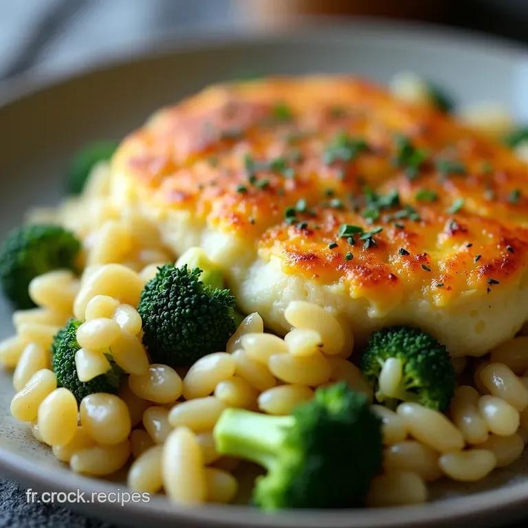 Le Gratin Savoyard de Riz et Brocoli Cr&eacute;meux Moelleux et Croustillant &agrave; Souhait