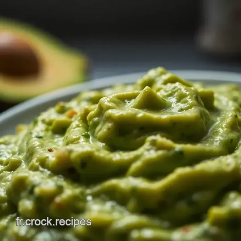 Guacamole Authentique: Le Go&ucirc;t du Mexique &agrave; Votre Table!