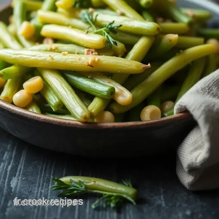 Haricots Verts &Agrave; La Fran&ccedil;aise: Croquants Et Savoureux presentation