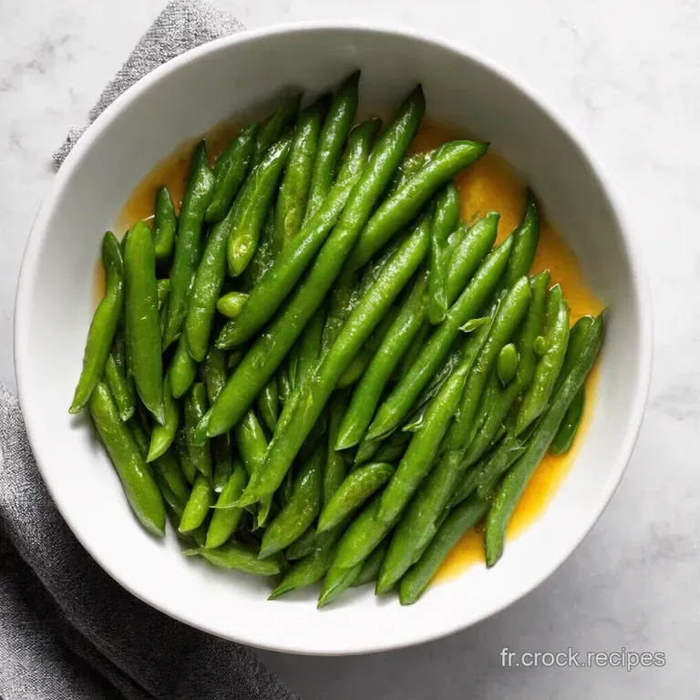 Haricots Verts au Beurre et aux Amandes