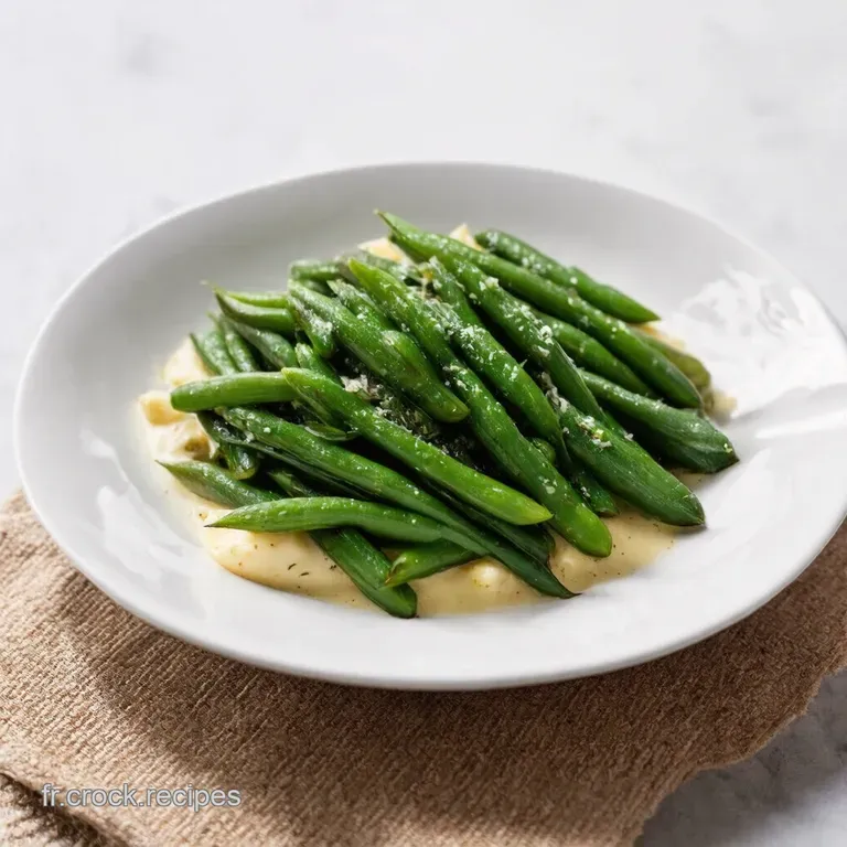 Haricots Verts Saut&eacute;s au Beurre et &agrave; lAil Le Classique