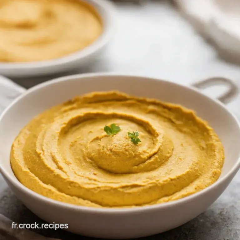 Houmous Maison Velout&eacute; De Pois Chiches &Agrave; La M&eacute;diterran&eacute;enne presentation