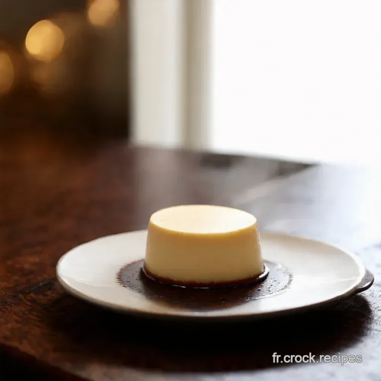 La Panna Cotta Parfaite Douceur Italienne &Agrave; La Vanille presentation