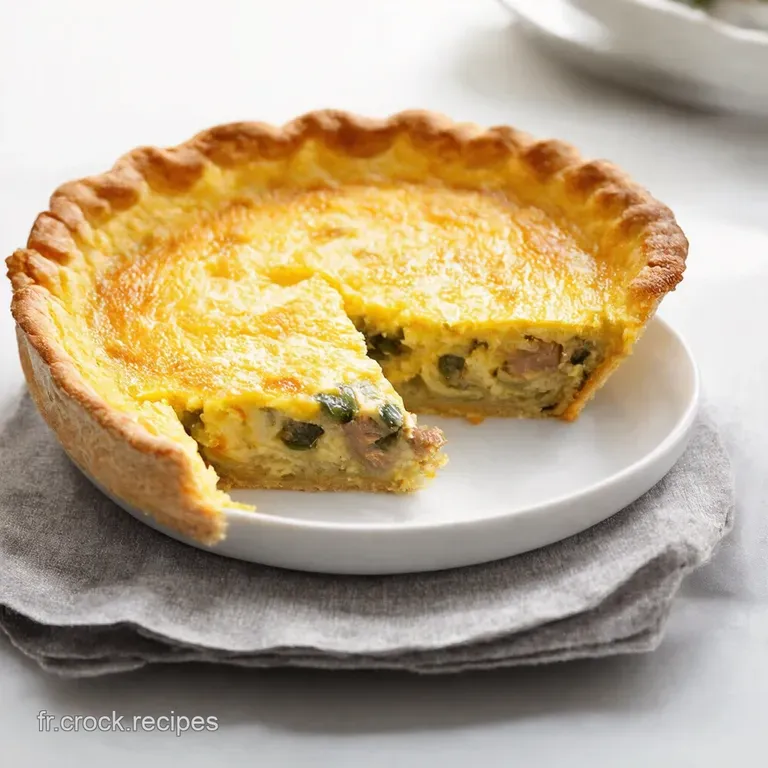 La Quiche Oc&eacute;ane Thon et Poireaux en Harmonie