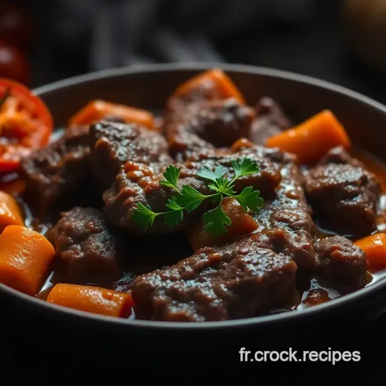 Langue de Boeuf Sauce Piquante: Bistro comme &agrave; Paris