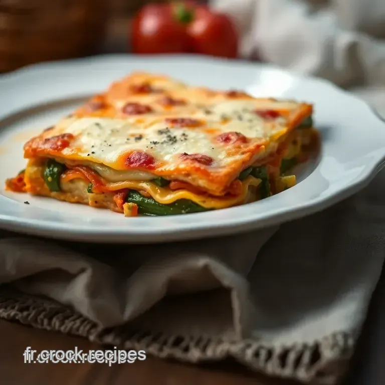 Lasagne De L&eacute;gumes M&eacute;diterran&eacute;ens presentation
