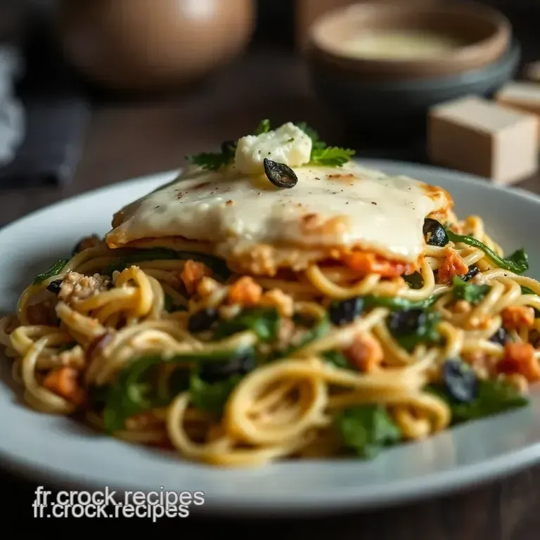 Lasagne &Eacute;pinard Ch&egrave;vre : Un D&eacute;lice V&eacute;g&eacute;tal Cr&eacute;meux presentation