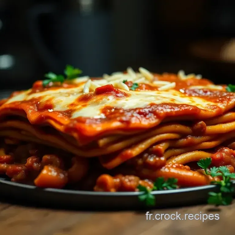 Lasagnes &agrave; la Bolognaise un Classique R&eacute;confortant