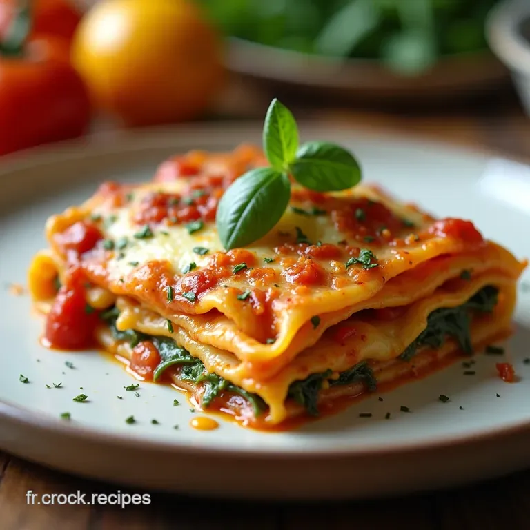 Lasagnes Aux L&eacute;gumes D&eacute;t&eacute; a Taste of the French Countryside presentation