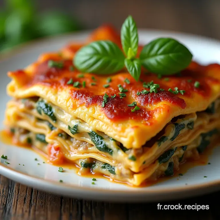 Lasagnes Jardin d&Eacute;t&eacute; Le MilleFeuille de L&eacute;gumes R&ocirc;tis &agrave; la B&eacute;chamel Cr&eacute;m&eacute;e aux Herbes