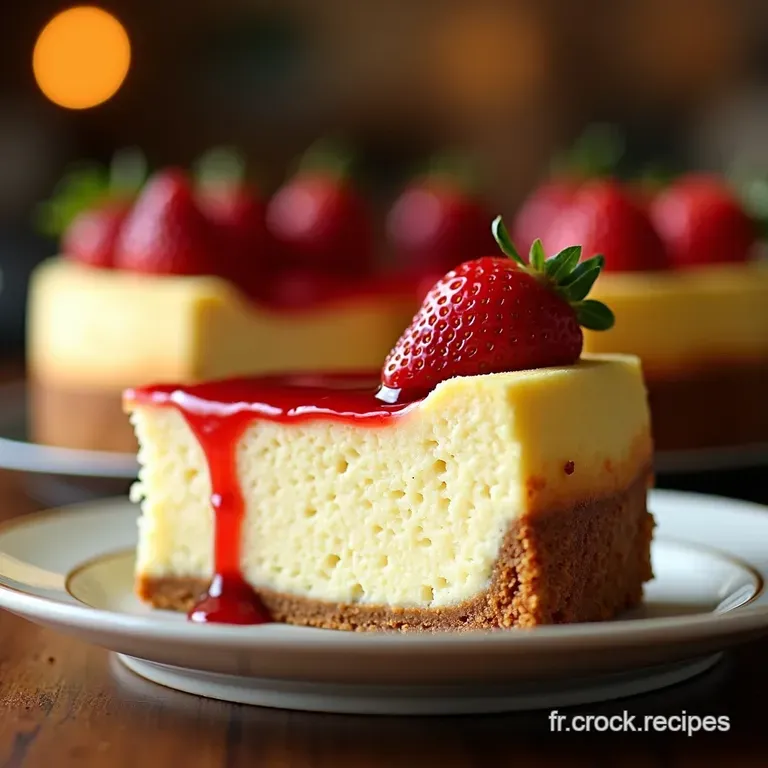 Le Classic New York Cheesecake Parfait presentation