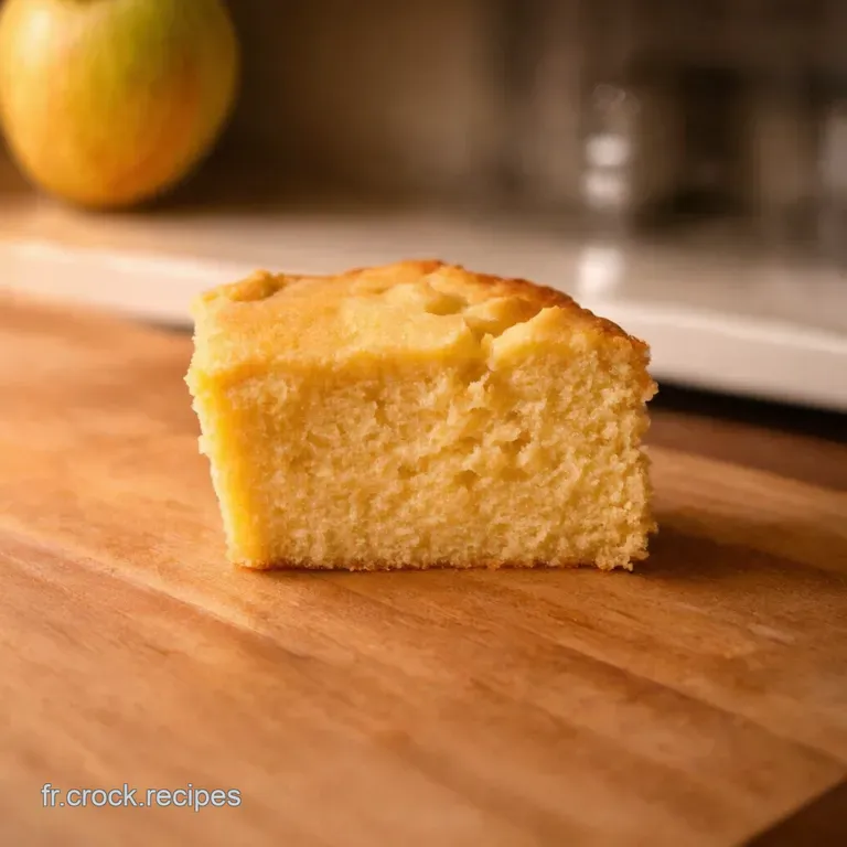 Le D&eacute;licieux G&acirc;teau Au Yaourt Et Aux Pommes De Maman presentation