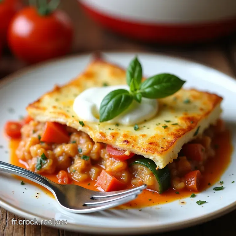 Le Gratin Soleil de Provence Express sans B&eacute;chamel