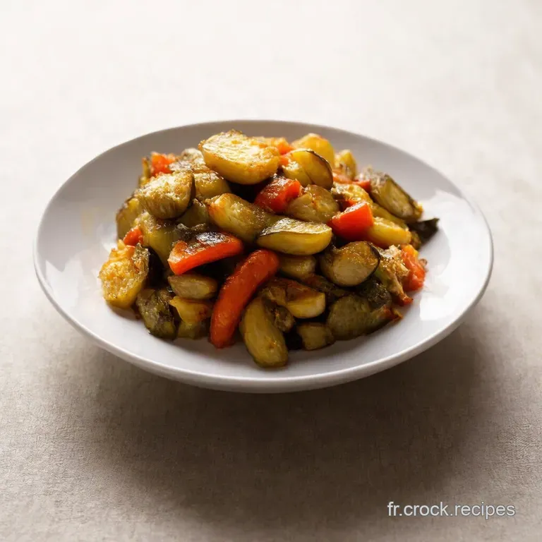 L&eacute;gumes R&ocirc;tis &agrave; la Tomate et aux Pois Chiches Un R&eacute;gal M&eacute;diterran&eacute;en IG Bas