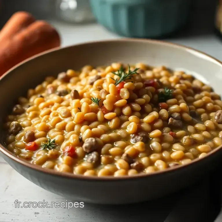 Lentilles blondes mijot&eacute;es &agrave; la fran&ccedil;aise &ndash; une cuisson lente pour r&eacute;v&eacute;ler toute leur douceur