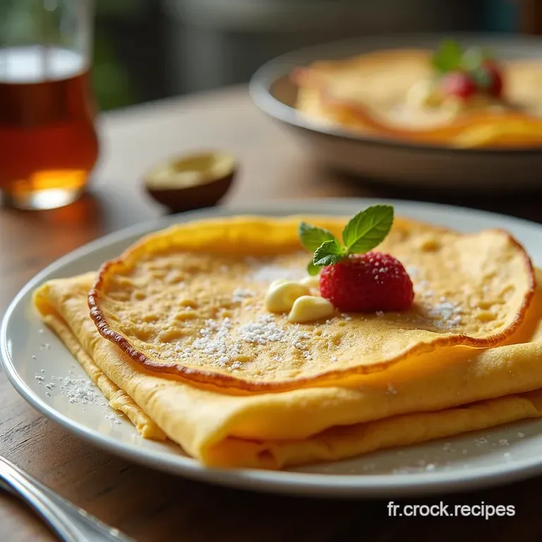 Les Cr&ecirc;pes Parfaites Recette Facile et Inratable