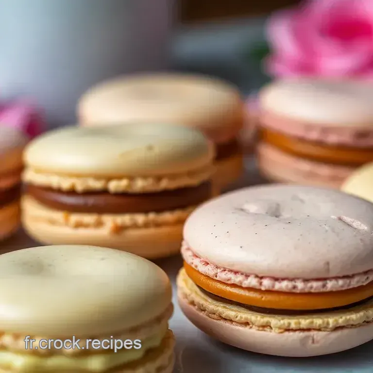 Macarons Parisiens: Symphonie d Amande et de Cr&egrave;me