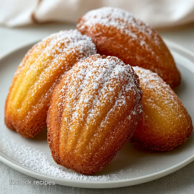 Madeleines De Grand Mere: Moelleuses et Citronn&eacute;es