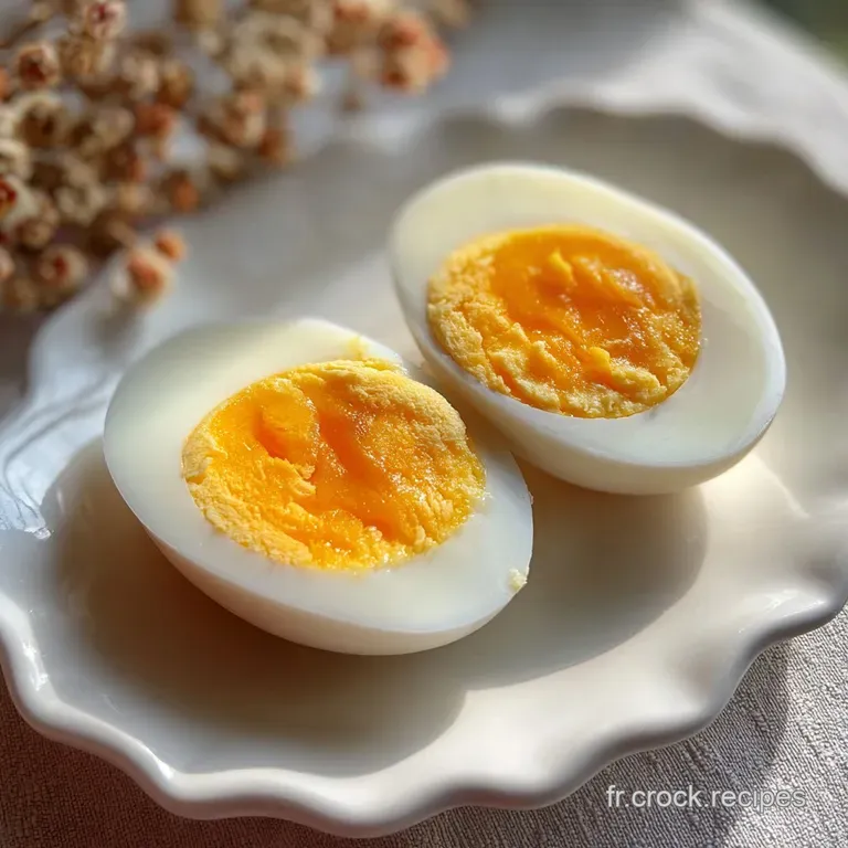 Elegant plate with a soft poached egg, golden toast points, and a sprinkle of vibrant green herbs; inviting and refined.