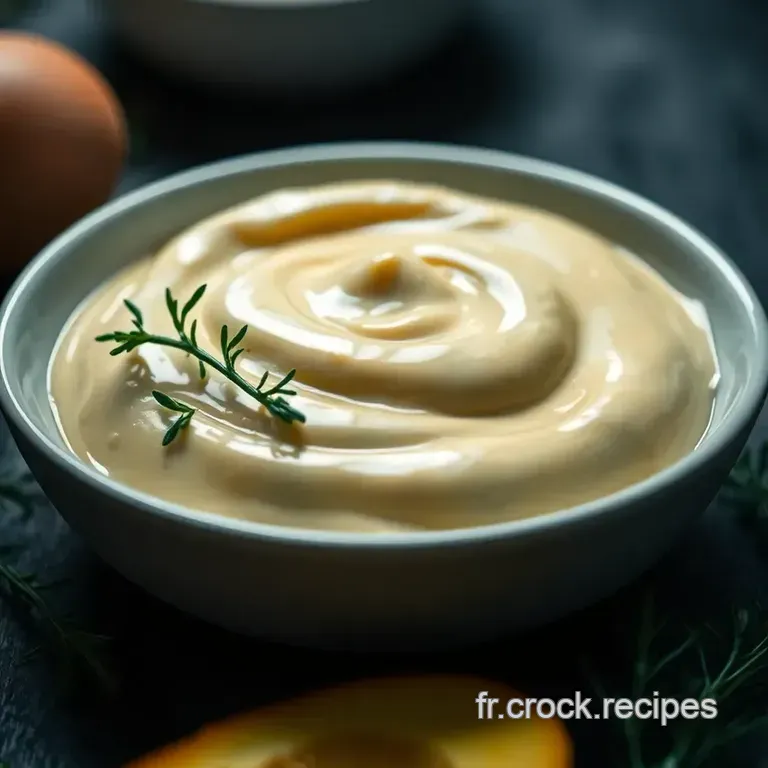 Mayonnaise Maison : La Recette Indispensable De La Cuisine Fran&ccedil;aise presentation