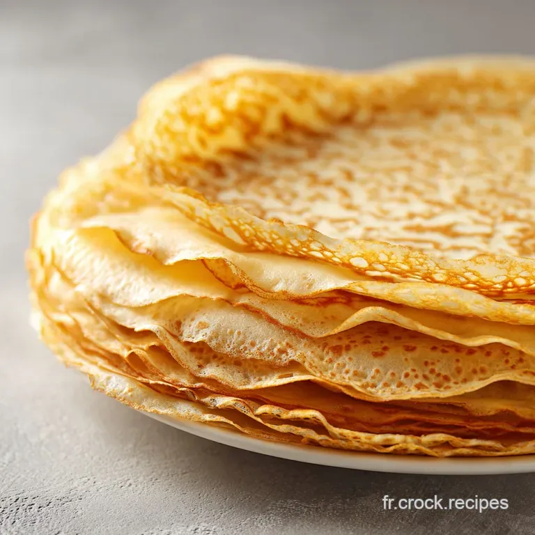 Crepes La Meilleure Recette Rapide: Traditionnelle