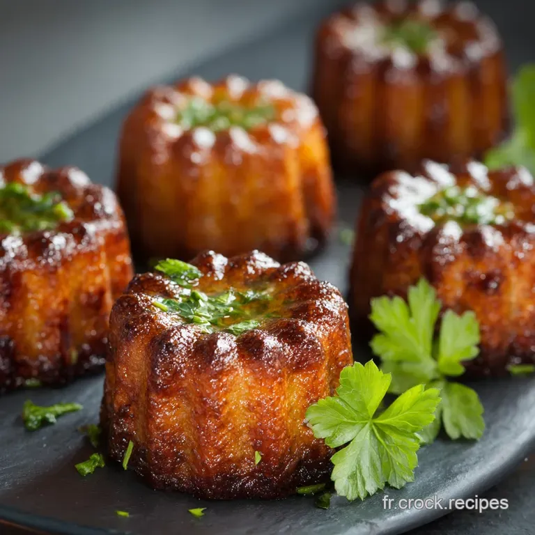 Mini Cannel&eacute;s Au Thon Basilic Et Citron Lap&eacute;ritif Chic De Bordeaux presentation