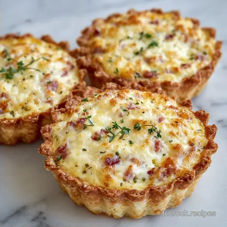 Mini Quiche Lorraine: Express et Fondante
