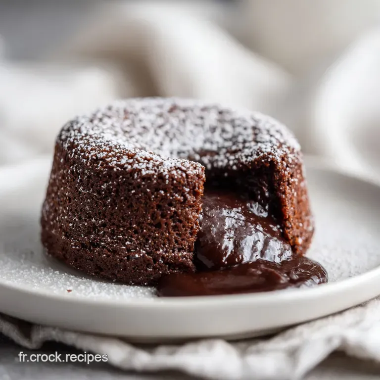 Moelleux au Chocolat: C&oelig;ur Fondant et Texture Velout&eacute;e