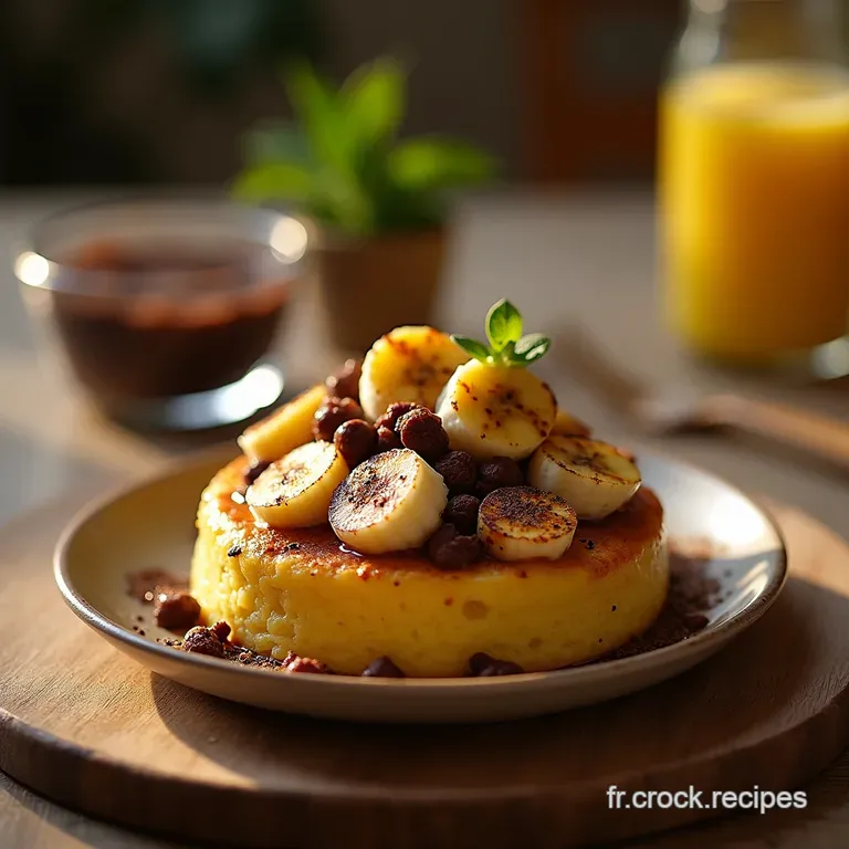 Le Moelleux Tropical Pain Aux Bananes &Eacute;cras&eacute;es P&eacute;pites De Chocolat Noir Et Noix De Coco Grill&eacute;e presentation