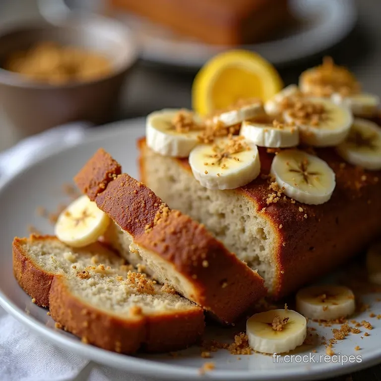 Le Moelleux Tropical Pain aux Bananes &Eacute;cras&eacute;es P&eacute;pites de Chocolat Noir et Noix de Coco Grill&eacute;e