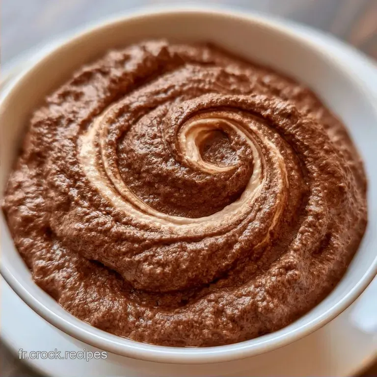 Mousse Avocat Cacao en 10 Minutes