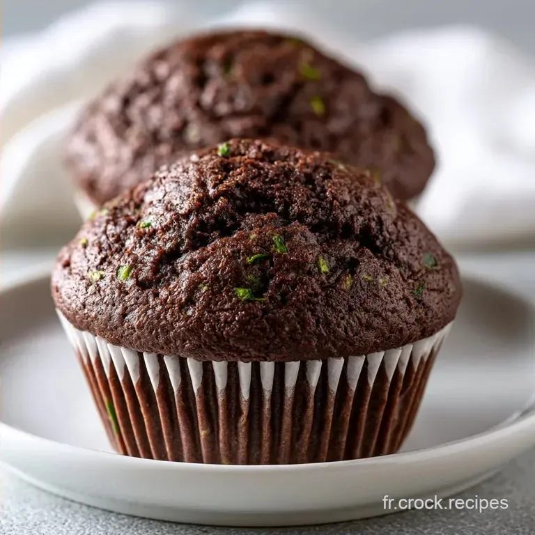 Muffin Chocolat Courgette au Sirop d &Eacute;rable