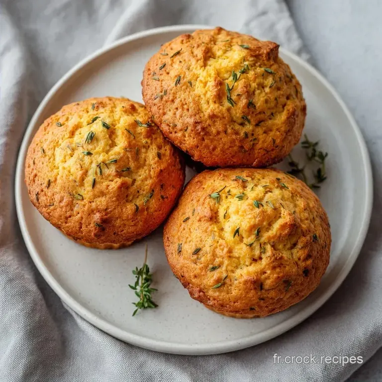Muffin Sal&eacute;: Budget Facile et Moelleux