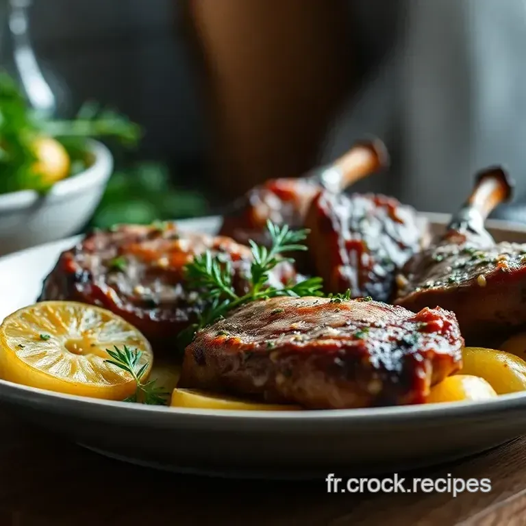 Noisettes d&rsquo;Agneau R&ocirc;ties aux Herbes de Provence et &Eacute;cras&eacute; de Pommes de Terre