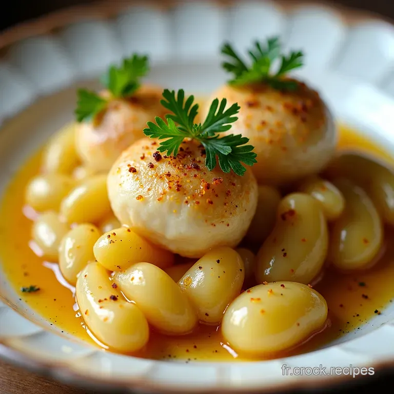 Noix de SaintJacques Po&ecirc;l&eacute;es Mousseline de Panais &agrave; la Truffe et R&eacute;duction de Cidre Brut