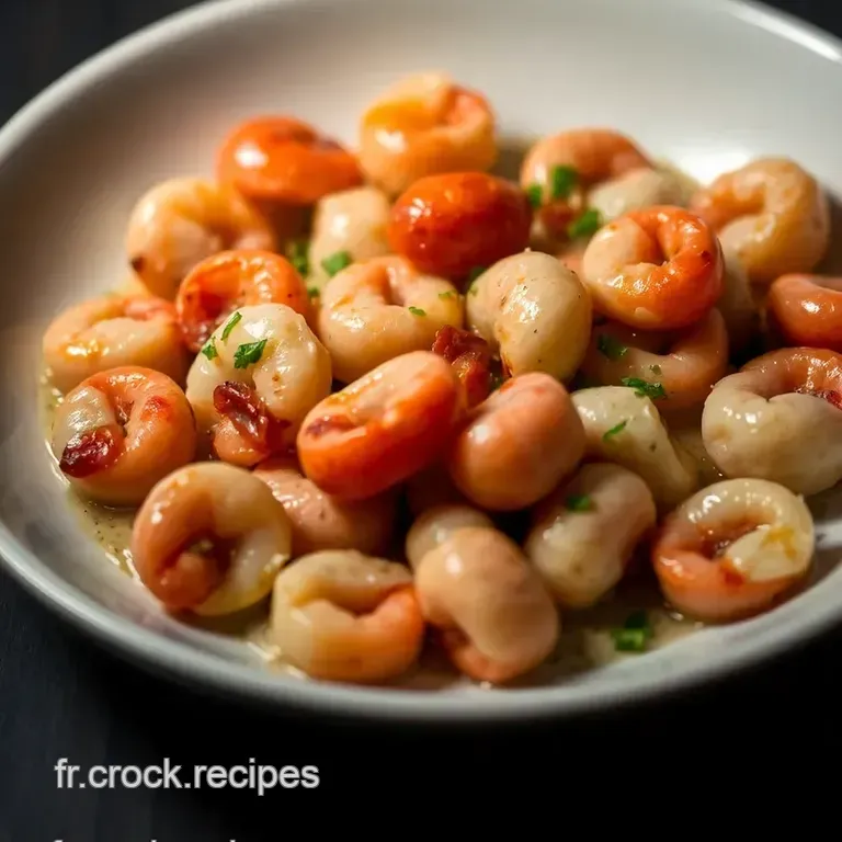 Nouilles Saut&eacute;es Aux Crevettes: Un Plat Savoureux De La Mer presentation