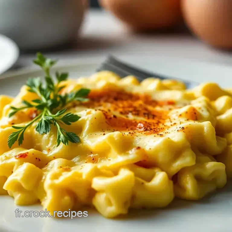 Oeufs Brouill&eacute;s &agrave; la Fran&ccedil;aise