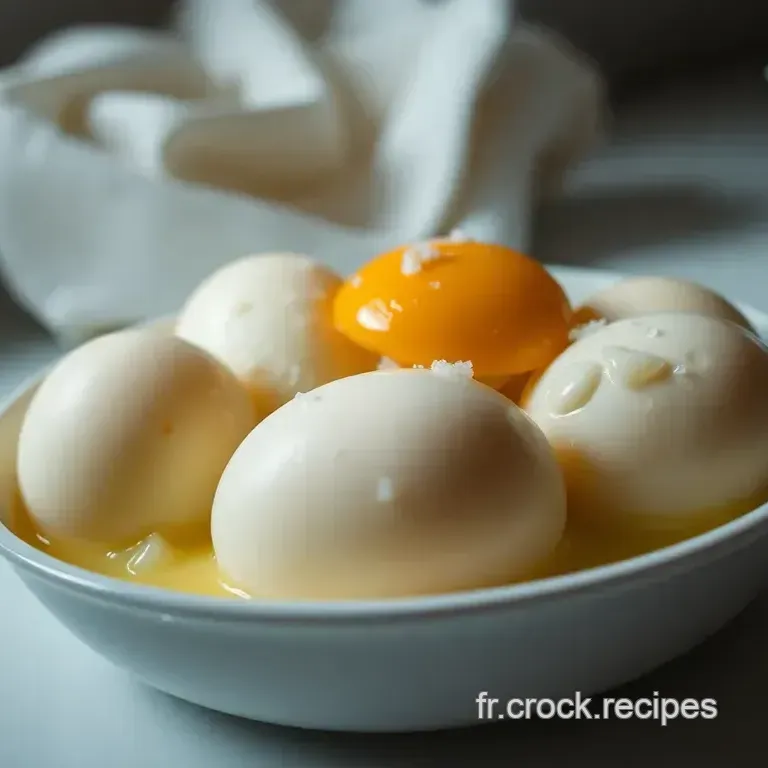 Oeufs Mollets Parfaits : Un D&eacute;lice Souple et Cr&eacute;meux